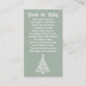 Carte D'accompagnement Boho de Noël Green Genre Livres neutres pour bébé (Devant)