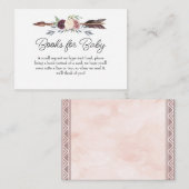 Carte D'accompagnement Boho Dream Catcher Books for Baby Encape Card (Devant / Derrière)