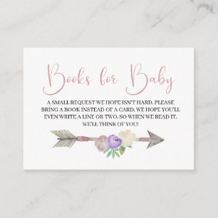 Carte D'accompagnement Boho Dreamcatcher Books for Baby Encape Card