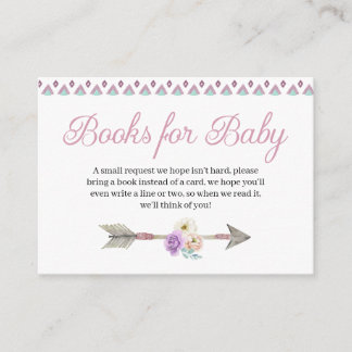 Carte D'accompagnement Boho Dreamcatcher Books for Baby Encape Card