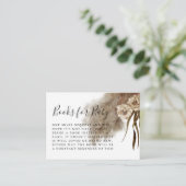 Carte D'accompagnement Boho Fall In Love Pampas Demande de réservation en (Debout devant)