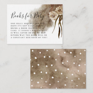 Carte D'accompagnement Boho Fall In Love Pampas Demande de réservation en