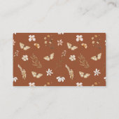 Carte D'accompagnement Boho Fleur sauvage Books for Baby Request (Dos)