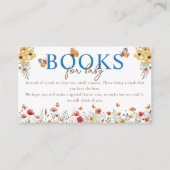 Carte D'accompagnement Boho Fleur sauvage Butterfly Books for Baby (Devant)