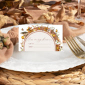 Carte D'accompagnement Boho Fleur sauvage Devine combien de baisers jeu n