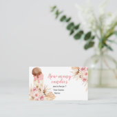 Carte D'accompagnement Boho Glace Floral Devinez Combien De Candies (Debout devant)