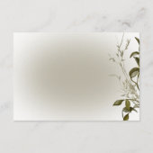Carte D'accompagnement Boho Greenery Détails moderne Mariage (Dos)