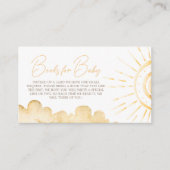 Carte D'accompagnement Boho Here Comprend le fils Baby showers Livres pou (Devant)