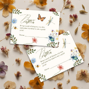 Carte D'accompagnement Boho Love Bug Insectes baby shower libellule