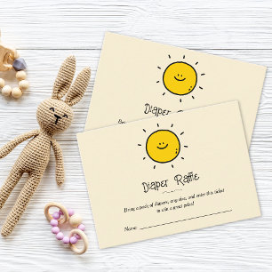 Carte D'accompagnement Boho Minimaliste Voici Le Baby shower Fils