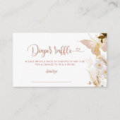 Carte D'accompagnement Boho or Billet de tombola papillon (Devant)