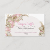 Carte D'accompagnement Boho Pampas Balloon Grass Teddy Bear Déchets Raffi (Devant)