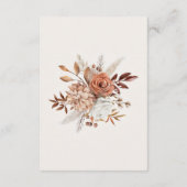Carte D'accompagnement Boho Pampas Grass Details Card – Neutral Event (Dos)