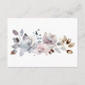 Carte D'accompagnement Boho Pastel Pink Flower Blooms Livres Pour Bébé (Dos)