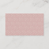 Carte D'accompagnement Boho Pink Christmas Trees Baby shower Demande de r (Dos)