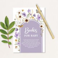 Boho Purple Fleur sauvage Meadow Livres pour bébé