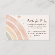 Boho Rainbow Books for Baby Minimal Baby Shower