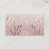 Carte D'accompagnement Boho Rose Gold Foliage Détails du Mariage (Devant)