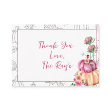 Boho rose Un petit Citrouille est en cours d'eclos