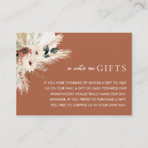 Carte D'accompagnement Boho Rustic Flora Mariage Wishing Well Cadeaux Car