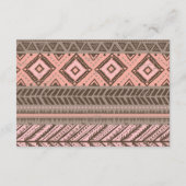 Carte D'accompagnement Boho Rustic Floral Feather Baby's Library Insérer  (Dos)