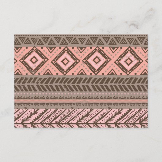 Carte D'accompagnement Boho Rustic Floral Feather Baby's Library Insérer (Dos)