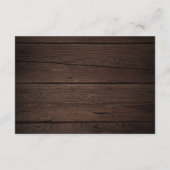 Carte D'accompagnement Boho Rustic Neutral Flowers Détails du Mariage Enc (Dos)