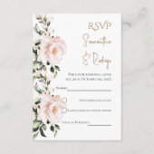 Carte D'accompagnement Boho Spanish Wedding RSVP Card (Devant)