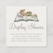 Carte D'accompagnement Boho Storybook Dragon Baby shower Affichage douche (Devant)