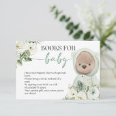 Carte D'accompagnement Boho Teddy Bear Bearly Wait Livres Pour Bébé (Debout devant)
