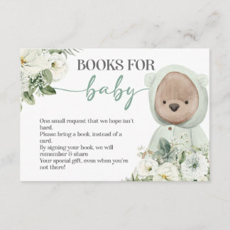 Carte D'accompagnement Boho Teddy Bear Bearly Wait Livres Pour Bébé