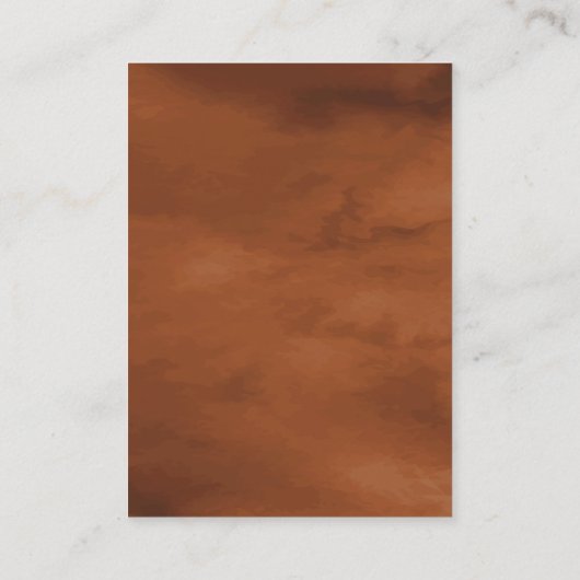 Carte D'accompagnement Boho Terracotta Maroon Floral QR Code RSVP Mariage (Dos)