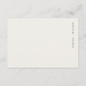 Carte D'accompagnement Boho Watercolor Desert Paysage Réception de mariag (Dos)