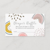 Carte D'accompagnement Boho Watermelon Baby shower Déchets Raffle (Devant)