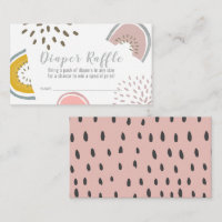 Boho Watermelon Baby shower Déchets Raffle