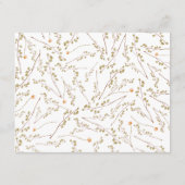 Carte D'accompagnement Boho Waterolor Baby shower de bosse de jeu Boîtier (Dos)