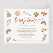 Carte D'accompagnement Boho Waterolor Baby shower de bosse de jeu Boîtier (Devant)