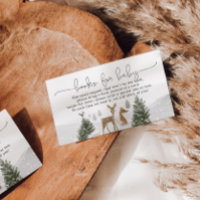 Boho Winter Boho Woodland Books for Enclôture Card