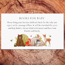 Bois Baby shower aquarelle livre pour bébé