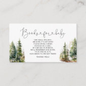 Carte D'accompagnement Bois d'aquarelle pour bois livre de forêt pour béb (Devant)