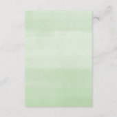 Carte D'accompagnement Bois de verdure animaux réserver demander baby sho (Dos)