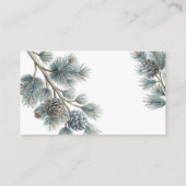 Carte D'accompagnement Bois forêt mignon animaux bébé demande de réservat (Dos)