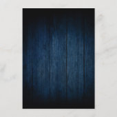 Carte D'accompagnement Bois rustique Bourgogne Floral Mason Jar Mariage (Dos)