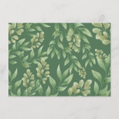 Carte D'accompagnement Bois tendance Animaux Forêt Livres pour bébé (Dos)