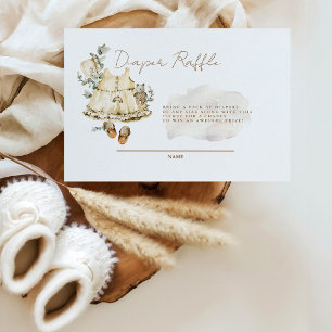 Carte D'accompagnement Boîtier à rabat doux pour bébé fille Boho