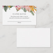 Carte D'accompagnement Boîtier à rayonnages de couches tropicales (Devant / Derrière)