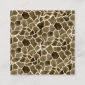 Carte D'accompagnement Boîtier à roulettes Baby shower Giraffe (Dos)