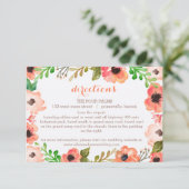 Carte D'accompagnement Boîtier/carte de direction du Mariage de la canopé (Debout devant)