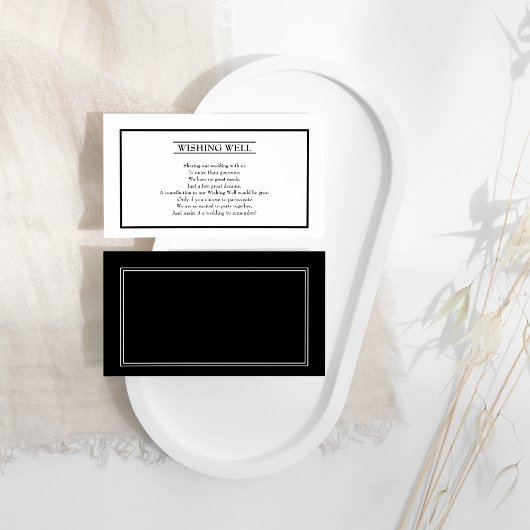 Carte D'accompagnement Boîtier classique pour Mariage formel