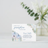 Carte D'accompagnement Boîtier de Baby shower d'automne doux petit Citrou (Debout devant)